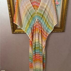 Missoni Multicolor Chevron Lace Detail